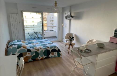 Joli studio cozy, balcon, Cité des Congrès, Gare Sud - Photo 10