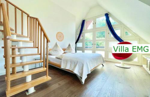 Villa EMG Ferienhaus in Alleinlage mit Privatsee Jacuzzi und Sauna für bis zu 22 Personen bei Osnabrück - Foto 6