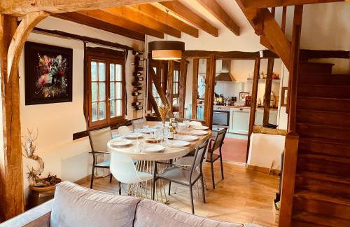 Beautiful Normandy Longere, billiards, heated pool - Foto 29