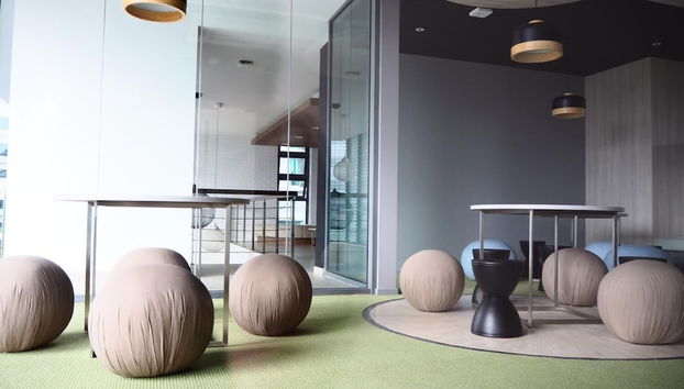 Sala de estar do lobby