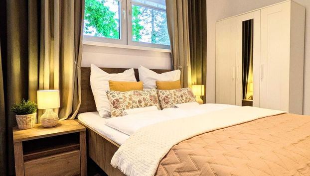 Comfortable Apartment in Kolobrzeg, Sauna Included - Foto 5, Habitación