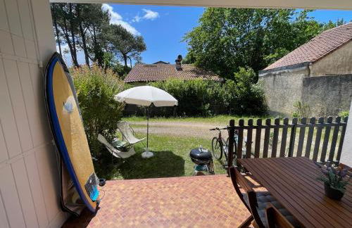 Appartement avec chambre, terrasse et jardinet proche plage, forêt pins, piste cyclable, lac - Foto 10