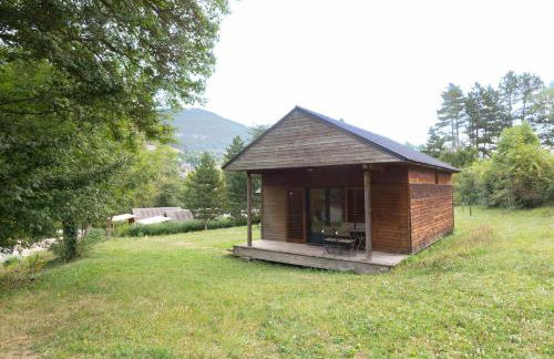 Gîte Chalet 4 pers. - Camping Les Berges du Bramont - Foto 16