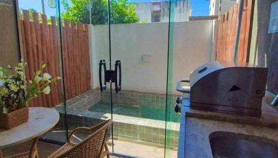 Flat com piscina e churrasqueira privativa - Foto 1