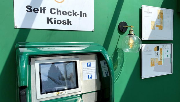 Borne des arrivées/des départs