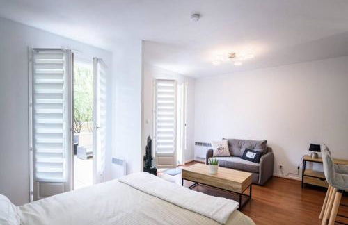 TOP Cosy studio avec Terrasse à 10min Disney-Shopping Vallée - Foto 11