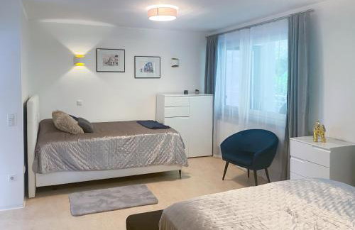 170qm Apartment in Natur für Familien mit Parken, 2 Balkone, und Küche - Photo 26