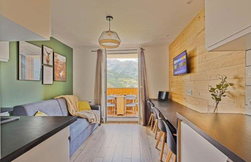 Studio de charme avec vue sur le Val d'Allos, parking et Wifi gratuit - Photo 3