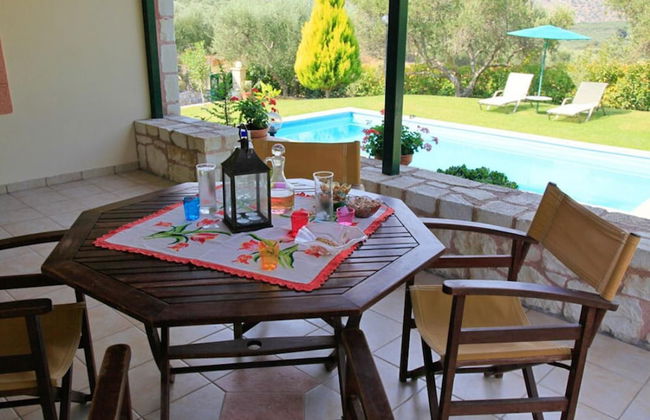 Villa Dimitris Large Private Pool Walk to Beach Sea Views A C Wifi Car Not Required Eco-frien - 1923 - Foto 12
