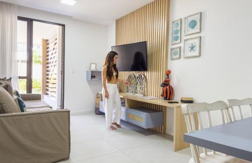 Casa Turquesa Pé na areia Piscina infinita Pet friendly Condomínio fechado - Foto 34