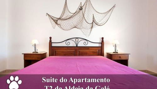 Os Apartamentos A Ramos na Praia da Galé Estão inserido em Condomínio com PISCINA, Fica apenas a 350 Metros da Praia da Galé - Apartamentos com Ar Condicionado tanto nos Quartos como na Sala, Smart TV com Prime Vídeo e Cozinha Completa - Foto 3