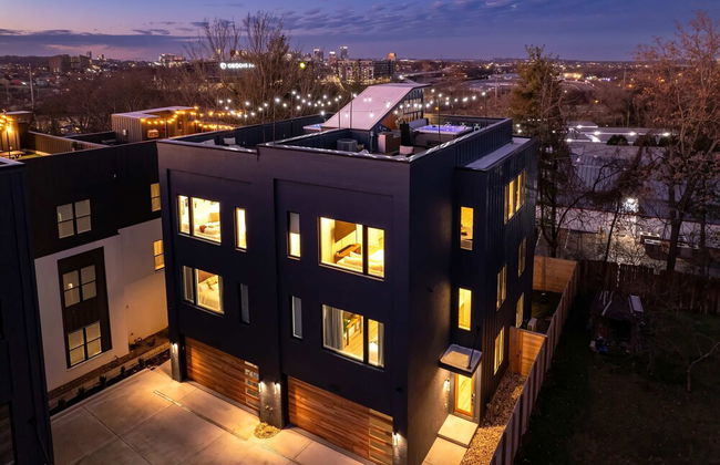 Luxury Hot tub Rooftop Deck Game Room Nashville - Foto 50