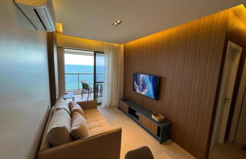 Apartamento alto padrão Salvador BC1309 Pé na Areia Vista Mar Barra Ondina - Foto 13