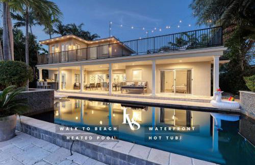 New Royal 80ft Waterfront Wlk2Beach HotPool Spa KitchenBBQ - Foto 1