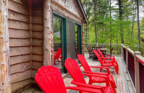 ADK Cabin with Hot Tub, Near Whiteface, Lake Placid, Fire Pit, Game Rm - Foto 66