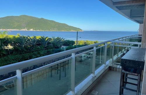 Apt Pé na Areia Floripa - Praia dos Açores - Churrasqueira na Varanda e Piscina - Foto 37