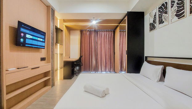 Restful And Cozy Stay Studio With Balcon At Collins Boulevard Apartment - Photo 3, Chambre