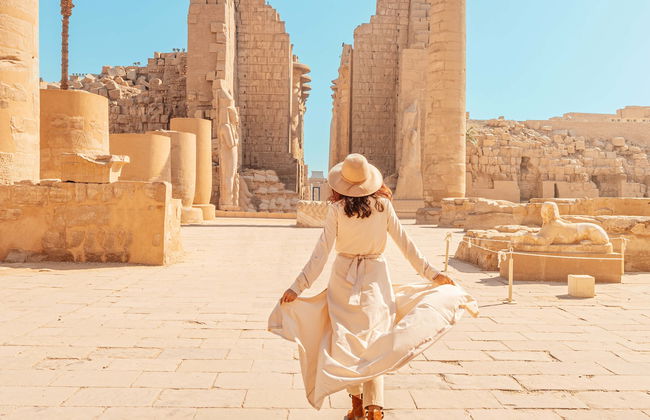 Excursion privée à Louxor en avion - Photo 1