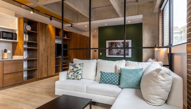 w Radiant Loft in Parque 93 - Foto 5, Habitación