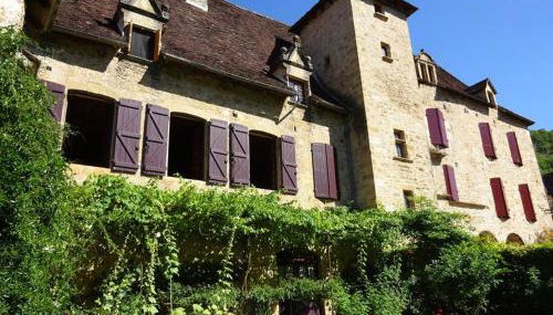 Séjour à deux au Château d'Autoire, studio de charme, tonnelle, vue vallée et village - Foto 5, Garden, Garden view