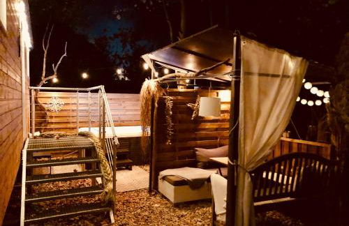 Zirkuswagen mit Outdoor Whirlpool und Garten - Foto 16