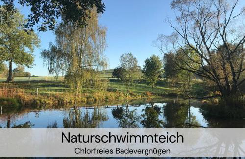 TinyHousebeiDresden mit Faßsauna unser größtes winziges Häuschen für bis zu 7 Personen, Kaminofen, große Terrasse - Nähe Sächsische Schweiz - Von Juni - September Mindestmietzeit 1 Woche Sa-Sa - Foto 26