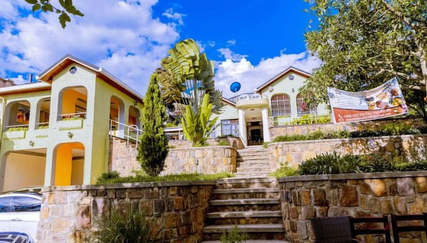 Fassade der Unterkunft