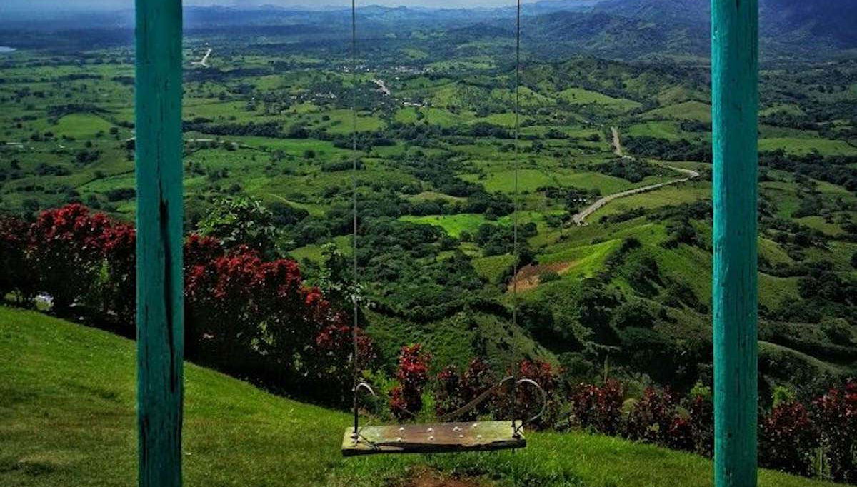 Vistas desde el columpio de la Montaña Redonda