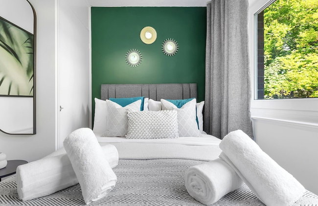 2BR Flat, Free Parking, Close to Airport & Centre - Foto 45