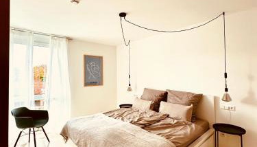 "Pure Living" Modernes Apartment in Böblingen Balkon nahe Stuttgart - Foto 3