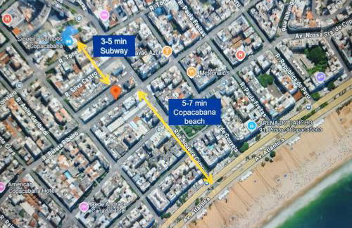 Apto Moderno Copacabana - 4 hóspedes - Localização Excelente! Próximo a praia! - Foto 16