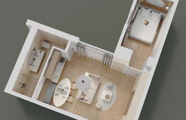 Chic Apartment AC - 1bdr/4p - Carreau du Temple - Foto 8