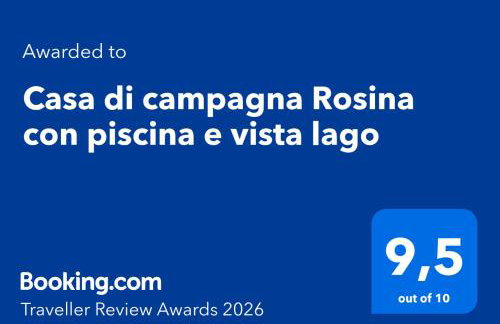 Casa di campagna Rosina con piscina e vista lago - Foto 1