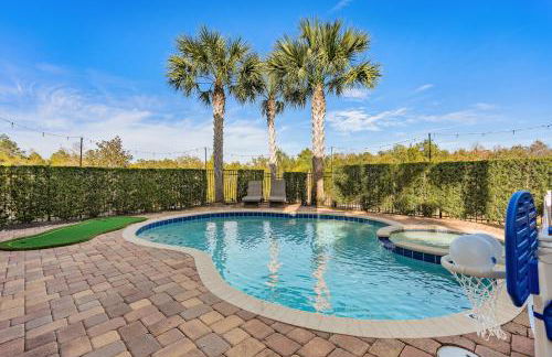 Luxury Resort Family Home Professionally Furnished Ultra Comfortable beds Epic Mario Game Room Themed Bedrooms Heated Pool and Spa Outdoor Grill Golf Course View - Foto 43