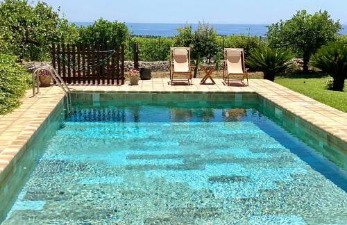 Authentic Sicilian Charm With Pool, Sea View, Parking & Wifi - Foto 2
