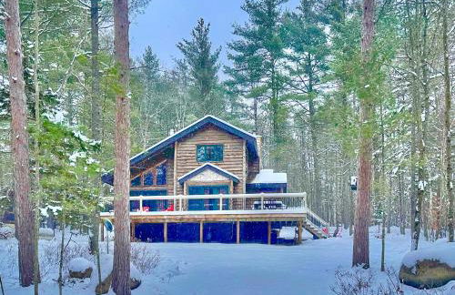 ADK Cabin with Hot Tub, Near Whiteface, Lake Placid, Fire Pit, Game Rm - Foto 48