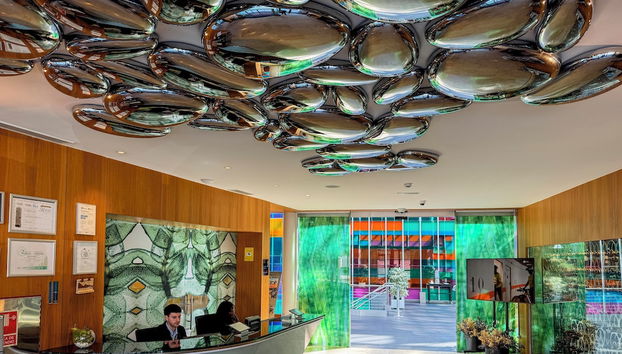 Mostrador de check-in y check-out