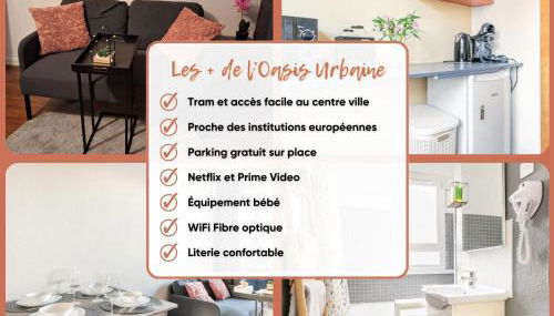 Urban Oasis, 15 minutes from Strasbourg historic centre - Photo 3, furniture, towels, stove, young children, storage, heating, toaster