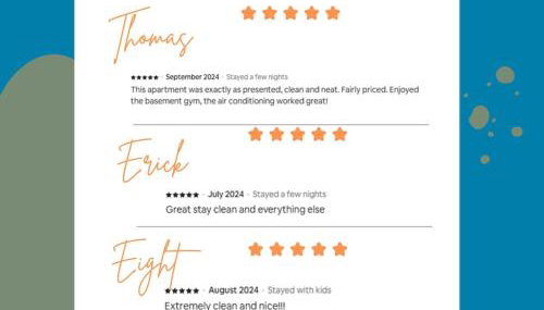 Apt+ 2 Queens+Bunkbed+Free Parking 55"TV - Foto 5