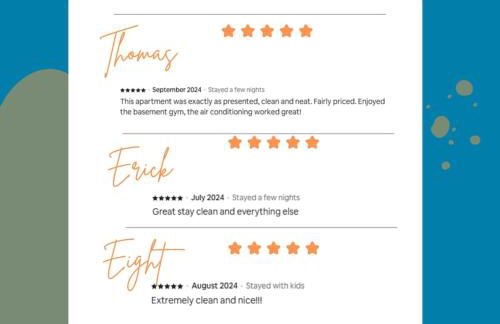 Apt+ 2 Queens+Bunkbed+Free Parking 55"TV - Photo 5