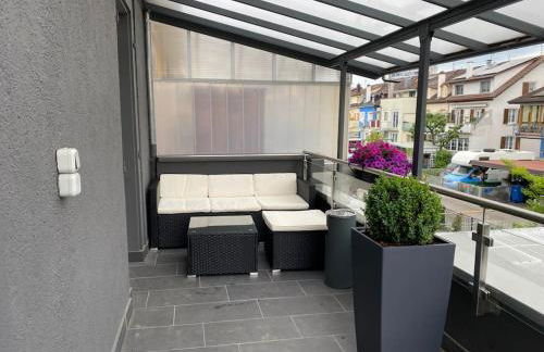 Preiswertes stilvolles Zimmer im privaten Haus mit großem schönem modernem Gemeinschaft Badenzimmer - Foto 63