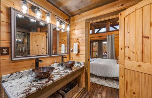 The Overlook - '21 Cabin - Gorgeous Unobstructed Views - Fire Pit Table - GameRm - HotTub - Xbox - Lots of Bears - Foto 29