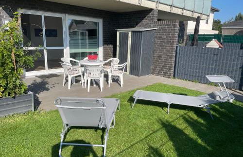 Ruhig gelegene EG-Neubauwohnung & Garten, überdachte Terrasse, Insektenschutz, Fußbodenheizung, EBK für max 7 Personen - Foto 6