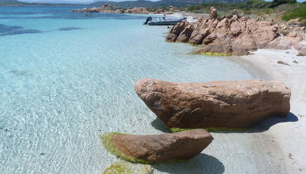Visa de una de las playas de Tavolara, un auténtico paraíso