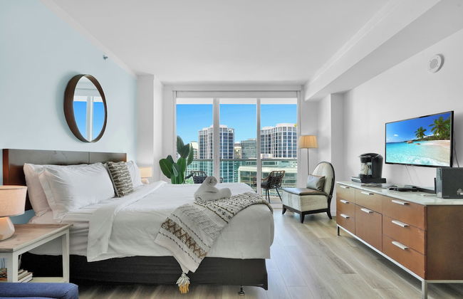 Beautiful Blue Gold Studio Ocean View - Foto 6