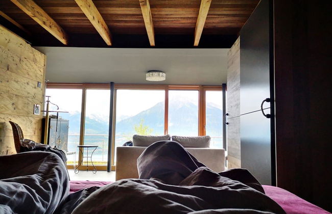 Chalet With Panoramic Views of the Mountains of the Oberland and Lake Thun - Foto 11