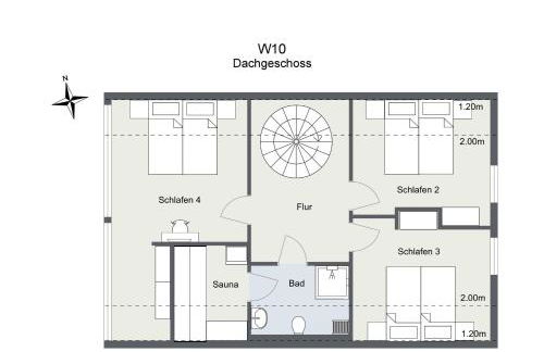 Ferienhaus Wiesengeflüster W10 - mit Sauna, Kamin und Garten - Foto 8