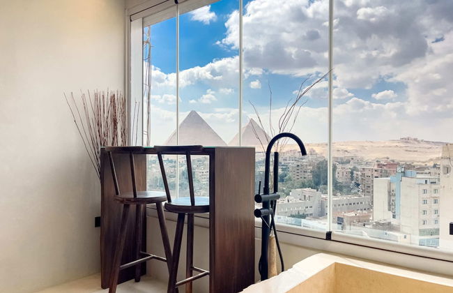 Xuru Stays I The Pyramids Horizon Studio w/ Bathtub - Foto 23