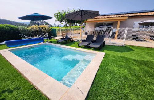 En Ardèche, maison de vacances L'Odalys climatisée avec sa piscine privée et chauffée - Foto 8