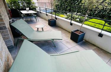 L'Hermine terrasse et parking, 500 plage - Foto 40